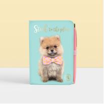 Тефтерче с химикал, листчета и разделители Studio Pets Помпон