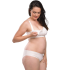 Безшевен сутиен за кърмене Carriwell - Organic Maternity, размер М, бял