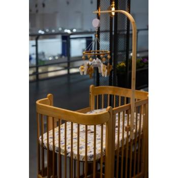 Стойка за Балдахин или Играчка за Трансформиращо Легло 5в1 Ingvart Nika Натур 