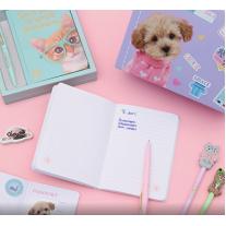 Тефтерче с меки корици Studio Pets Кученцето Снугъл