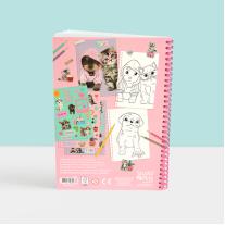 Книжка за оцветяване със стикери Studio Pets Котето Пейдж