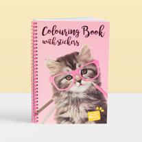 Книжка за оцветяване със стикери Studio Pets Котето Пейдж