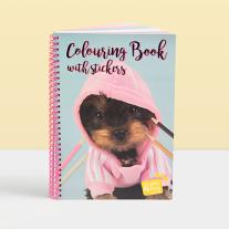 Книжка за оцветяване със стикери Studio Pets Кучето Ади