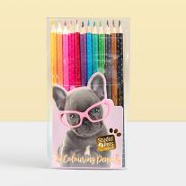 Цветни моливи Studio Pets 12 бр.