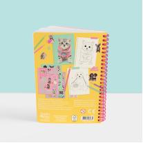 Книжка за оцветяване със стикери Studio Pets Котенце