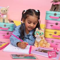 Книжка за оцветяване със стикери Studio Pets Кученце