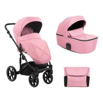 Комбинирана количка 2в1 с твърд кош KIKKA BOO Amani Pink 2023