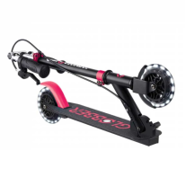 Тротинетка с ръчна спирачка FLOW ELEMENT JUNIOR LIGHTS, черна-розова