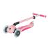 Детска сгъваема тротинетка с родителски контрол Globber Go Up Deluxe Flash Lights Розова