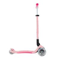 Детска сгъваема тротинетка с родителски контрол Globber Go Up Deluxe Flash Lights Розова