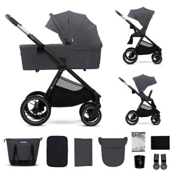 Бебешка количка 2в1 KinderKraft NEA 2.0 DEEP GREY