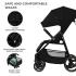 Бебешка количка Kinderkraft TRIG 3 ONYX BLACK