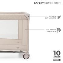 Бебешка кошара Kinderkraft JOY SIMPLE 2 BEIGE