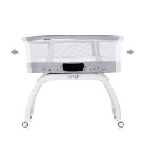 Кошара-люлка с LED дисплей Chipolino Sogno сива