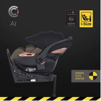 Столче за кола Cavoe AI Moss с база ISOFIX в комплект
