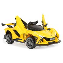 Акумулаторна кола Moni Flash жълт