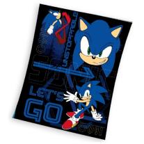 Детско одеяло Sonne Sonic, 130 x 170 cm, синьо