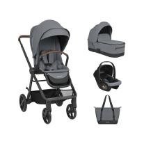 Бебешка количка Kikka Boo Mia 3 в 1, цвят Grey