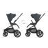Бебешка количка 2в1 Kikka Boo Goya Platinum Graphite