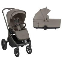 Бебешка количка 2в1 Kikka Boo Goya Platinum Mocca