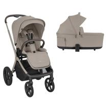 Бебешка количка 2в1 Kikka Boo Goya Platinum Champagne