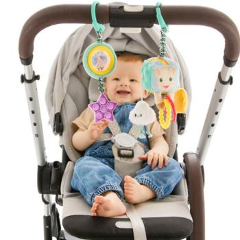 Сет от 2 играчки за закачане с активности Sophie-la-giraffe