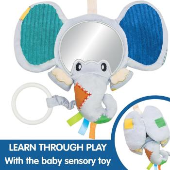 Бебешко слонче с огледало Galt Toys