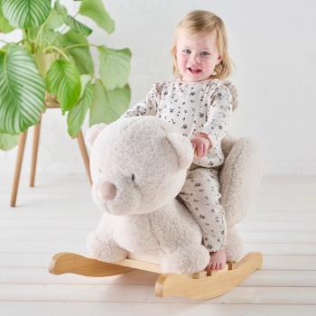 Люлееща се играчка Nattou меченце Teddy екрю