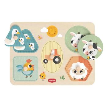 Музикален дървен пъзел Tiny love Farmers Funday, 12м+