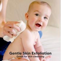 Kърпи От Органичен Бамбук 6 Бр Бели KeaBabies