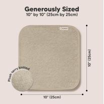 Kърпи От Органичен Бамбук 6 Бр Кафяви KeaBabies