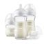 Комплект за бебе Philips AVENT с 3 стъклени шишета за хранене Natural Response