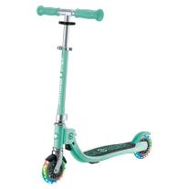 Детска сгъваема тротинетка с две светещи колела Globber Flow Foldable Junior Lights Mентова
