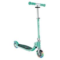 Детска сгъваема тротинетка с две светещи колела Globber Flow Foldable Junior Lights Mентова