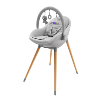 Стол за хранене KinderKraft FINI UP GREY