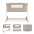 Бебешка кошара KinderKraft NESTEE GROW 2 BEIGE Бебешка кошара KinderKraft NESTEE GROW 2 BEIGE