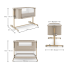 Бебешка кошара KinderKraft NESTEE GROW 2 BEIGE Бебешка кошара KinderKraft NESTEE GROW 2 BEIGE