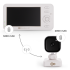 Бебефон KinderKraft NITEEYE TRAVEL WHITE