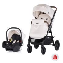 Бебешка количка Chipolino 2 в 1 + стол за кола Ултера, бишкота