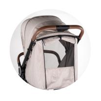 Бебешка количка Chipolino 2 в 1 + стол за кола Ултера, тирамису