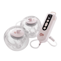 Двойна електрическа помпа за кърма с таймер Kinderkraft GENTLEFLOW PINK