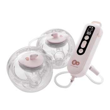 Двойна електрическа помпа за кърма с таймер Kinderkraft GENTLEFLOW PINK