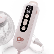 Двойна електрическа помпа за кърма с таймер Kinderkraft GENTLEFLOW PINK