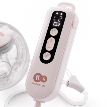 Двойна електрическа помпа за кърма с таймер Kinderkraft GENTLEFLOW PINK