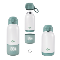 Термос за подгряване на мляко 2в1 Kinderkraft GAJA GREEN