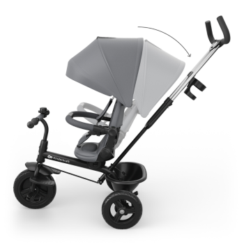 Триколка KinderKraft ASTON 2 PLUS СИВА