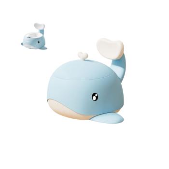 Гърне с капак и облегалка Chipolino Китче синьо