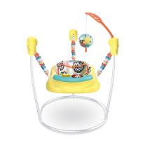 Музикален детски активен център/бънджи Chipolino Jumpy Car жълт