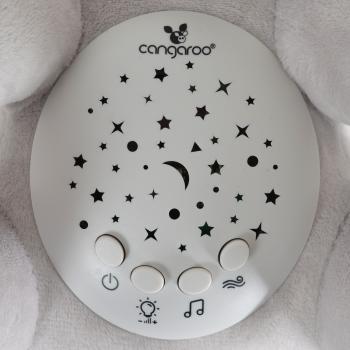 Нощна лампа и прожектор с бял шум Cangaroo Lulo Elephant
