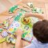 Дървен пъзел с животни Melissa & Doug 24 части 